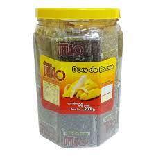 Doce De Pote Banana Quadrada