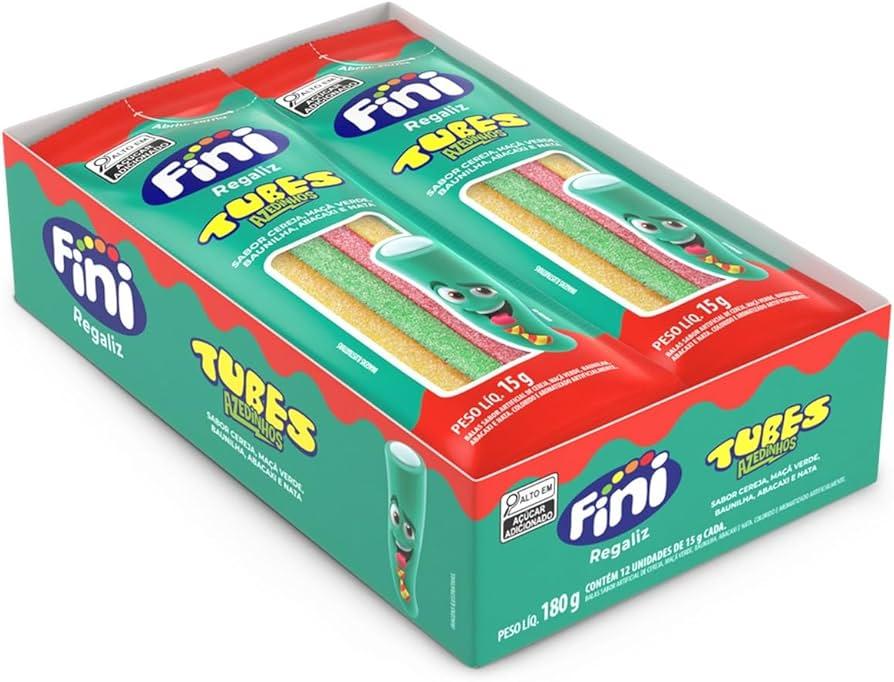 Fini Tubes Azedinho Colorido 240g