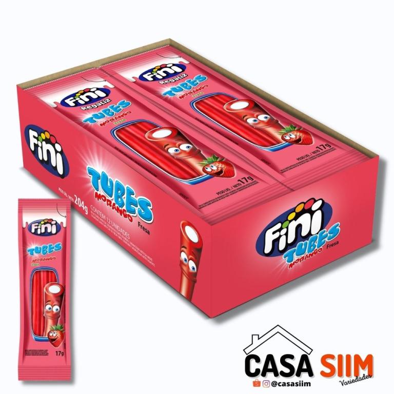 Fini Tubes Morango 240g