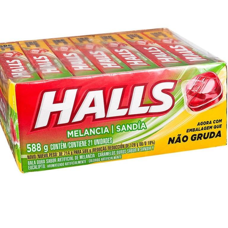 drops halls melancia 21un