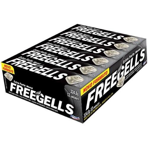 drops freegells extra forte mentol 380g 12un