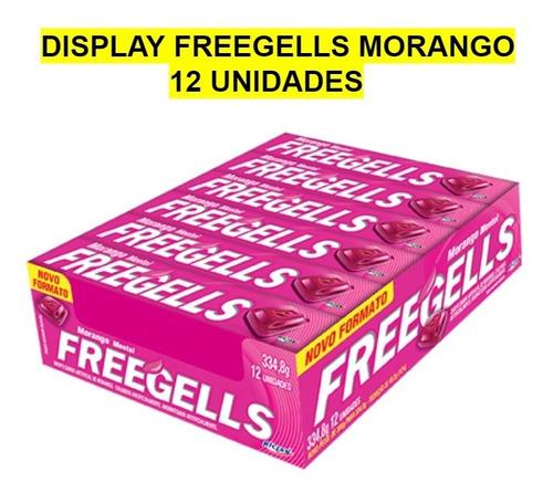 drops freegells morango mentol 380g 12un