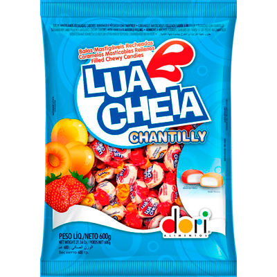Bala Lua Cheia Chantilly 600g