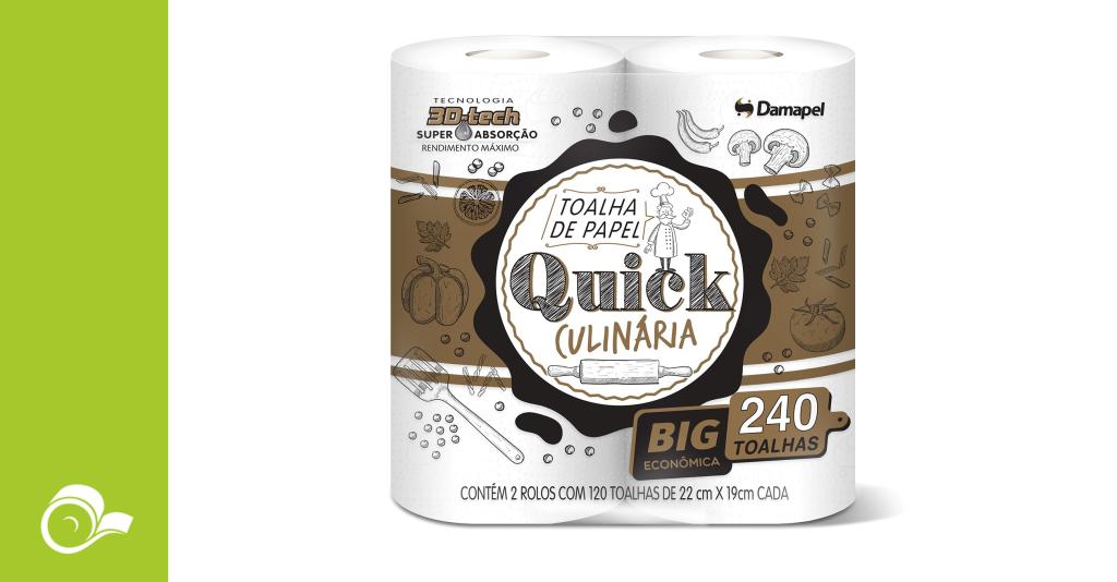 Papel Toalha C/240 F Quick