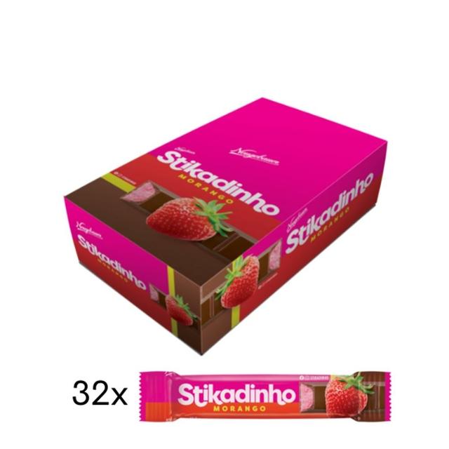Chocolate Stikadinho Morango 393g