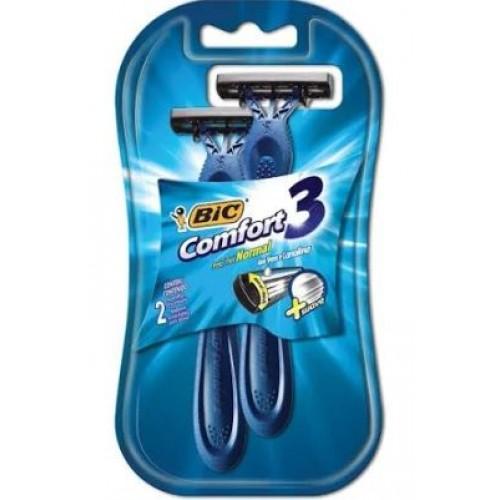 Prestobarba Bic Confort azul 3 Lamina