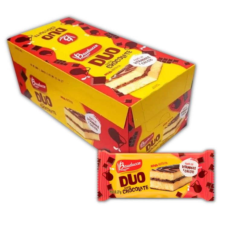 Bolinho Duo Chocolate Bauducco 27g