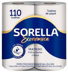 Papel Toalha Com 2 sorella