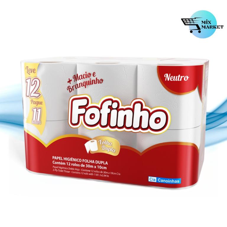 Papel Higiênico Fofinho S Dupla 12