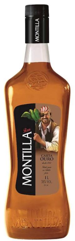 Cachaça Montilla Ouro 900 Ml