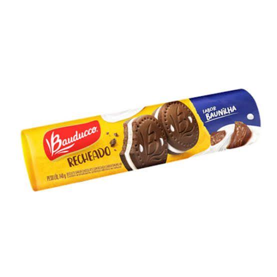 Biscoito Recheado Baunilha Bauducco 140g