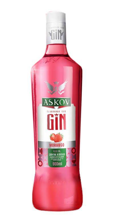 Cachaça Gin Askov Morango 900ml