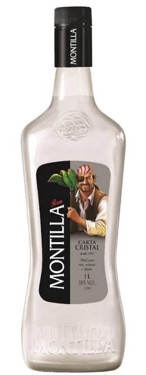 Cachaça Montilla Carta Cristal 1l