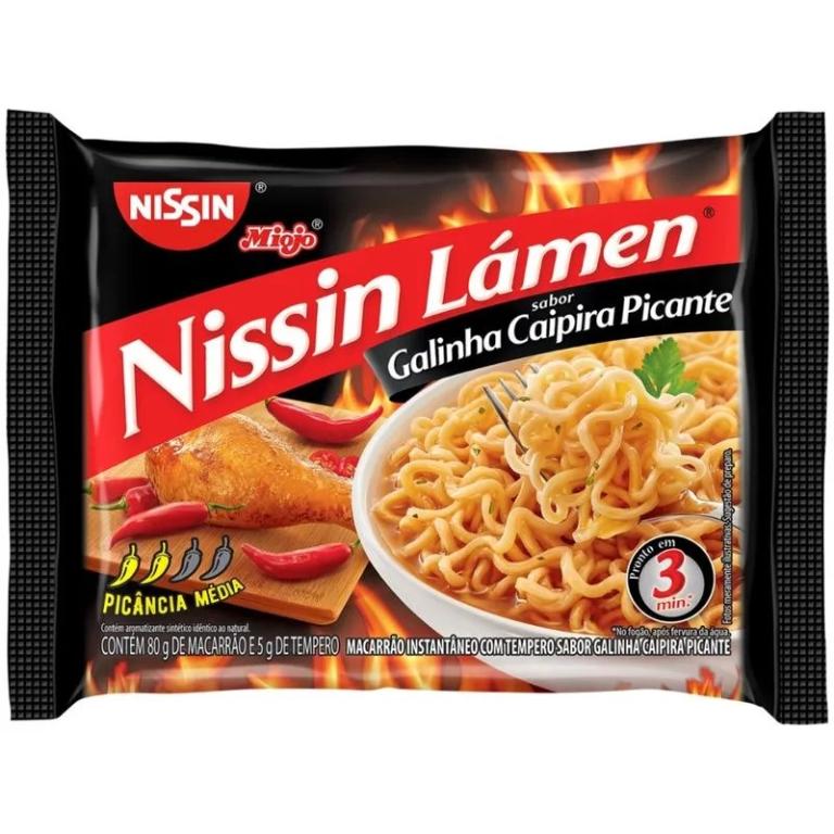 Miojo Nissin galinha caipira picante