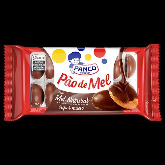 Panco Pão de mel coberto com chocolate