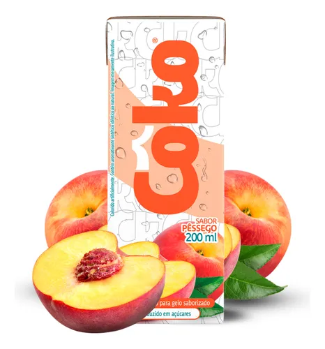 Água de Coco Coko Pêssego 200ml
