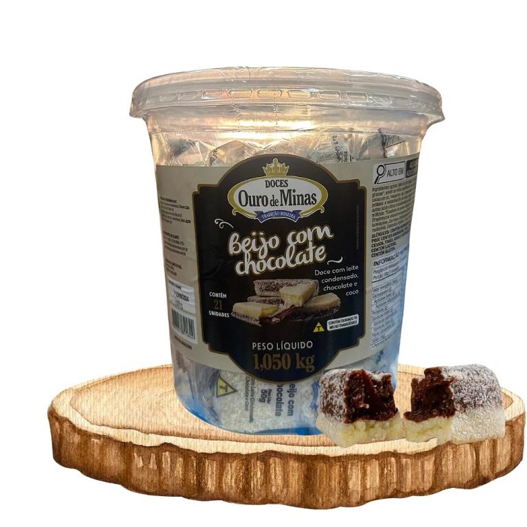 Pote Ouro De Minas Beijo C/Chocolate