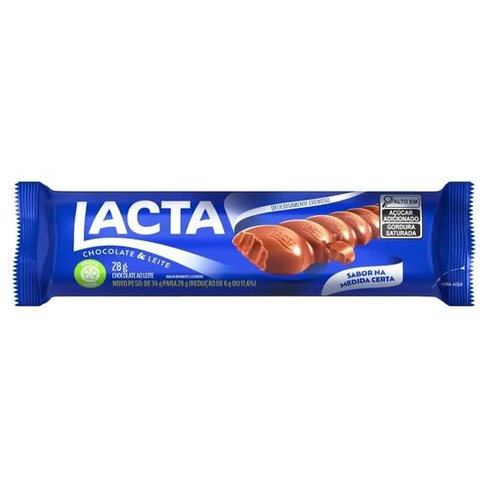 Chocolate Tablete Lacta Ao Leite 28g
