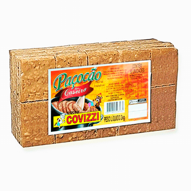 Doce Paçocão Caseira Covizze