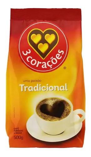 Café Tradicional 3 Corações 500g