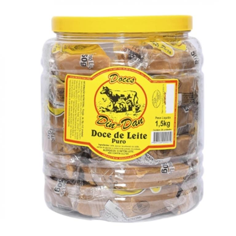 POTE DOCE DE LEITE PURO DINDAN PT-20UN.