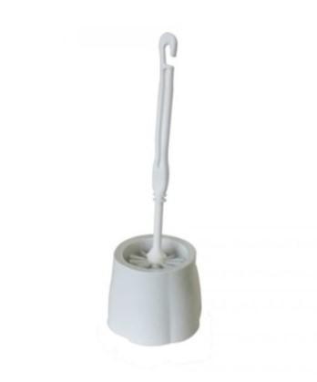ESCOVA SANITÁRIA PLÁTICA COM SUPORTE UN.