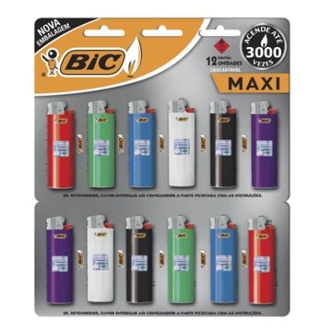 ISQUEIRO BIC MAXI CT-12X1UN.