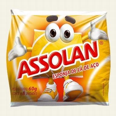 LÃ DE AÇO ASSOLAN 45GR PC-20UN.