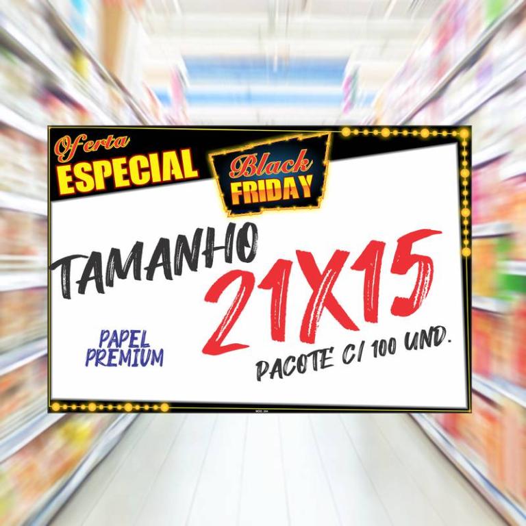 CARTAZ MOD 204 ***BLACK FRIDAY*** C/ 50 UND.