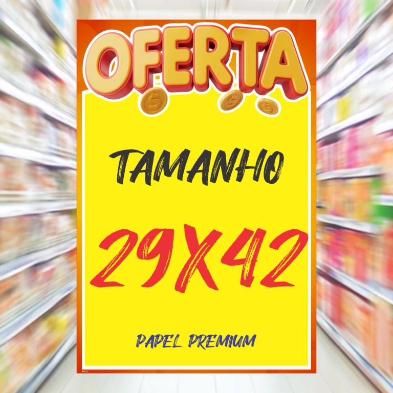 CARTAZ OFERTA MOD 09 ***OFERTA*** C/ 100 UND.