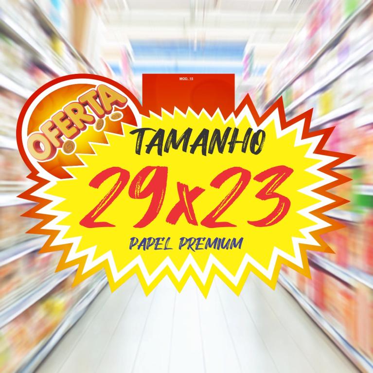 CARTAZ SPLASH MOD 15 ***OFERTA*** C/ 100 UND.
