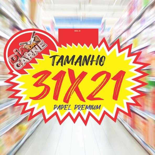 CARTAZ SPLASH MOD 38 ***DIA DA CARNE*** C/ 100 UND.