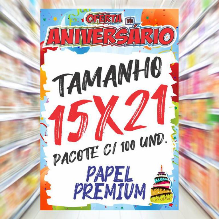 CARTAZ MOD 82 ***ANIVERSARIO*** C/ 50 UND.