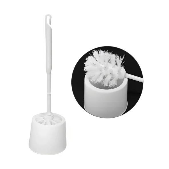 ESCOVA SANITARIA DE PLASTICO 9cmX34cm UND.