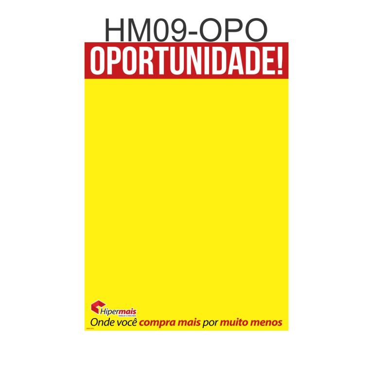 CARTAZ HIPERMAIS HM09-OPO 29,7X42CM PCT C/ 100 UND