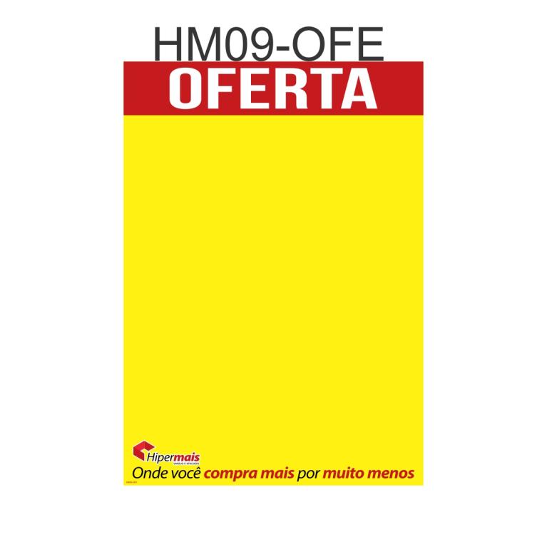 CARTAZ HIPERMAIS HM09-OFE 29,7X42CM PCT C/ 100 UND