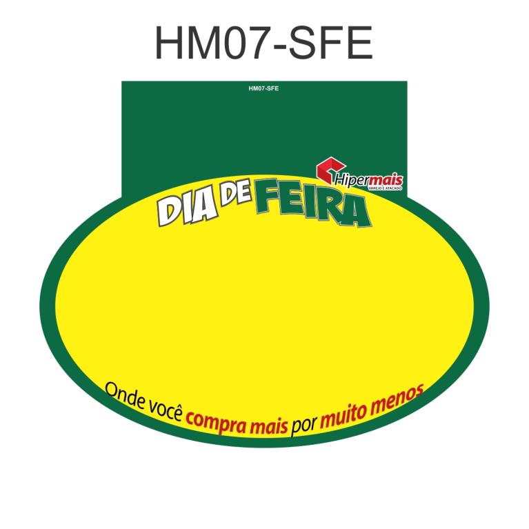 CARTAZ HIPERMAIS HMS-F 21X17CM PCT C/ 100 UND