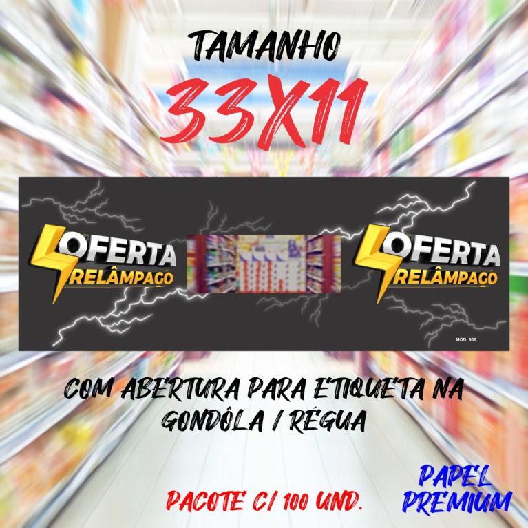 CARTAZ MOD 906 ***OFERTA RELAMPAGO*** C/ 50 UND.