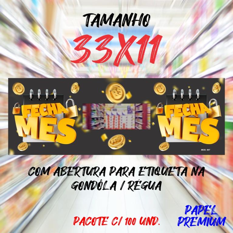 CARTAZ MOD 907 ***FECHA MES*** C/ 50 UND.