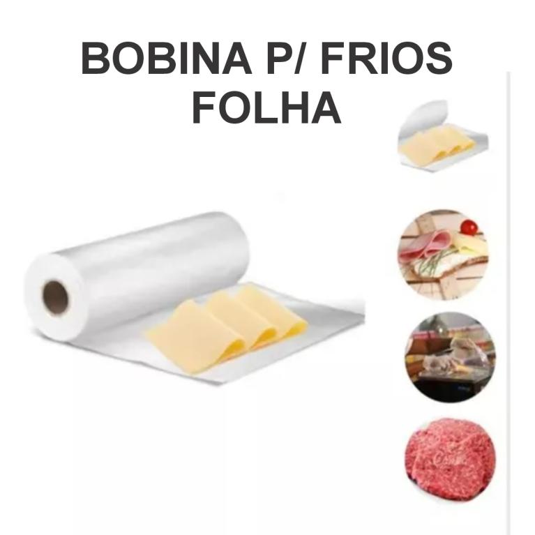 BOBINA P/ FRIOS ***PICOTADA FOLHA*** - 35X45 CAPACIDADE 5KG - PESO ROLL 1,4KG