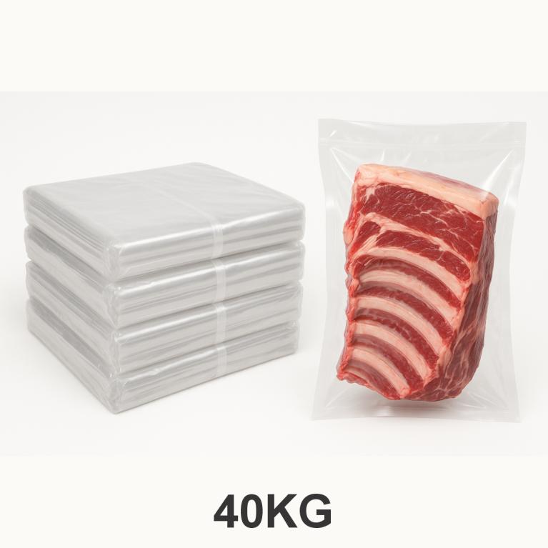 SACO P/ CARNE 40KG (COSTELA) 100X100 C/ 25 UND.