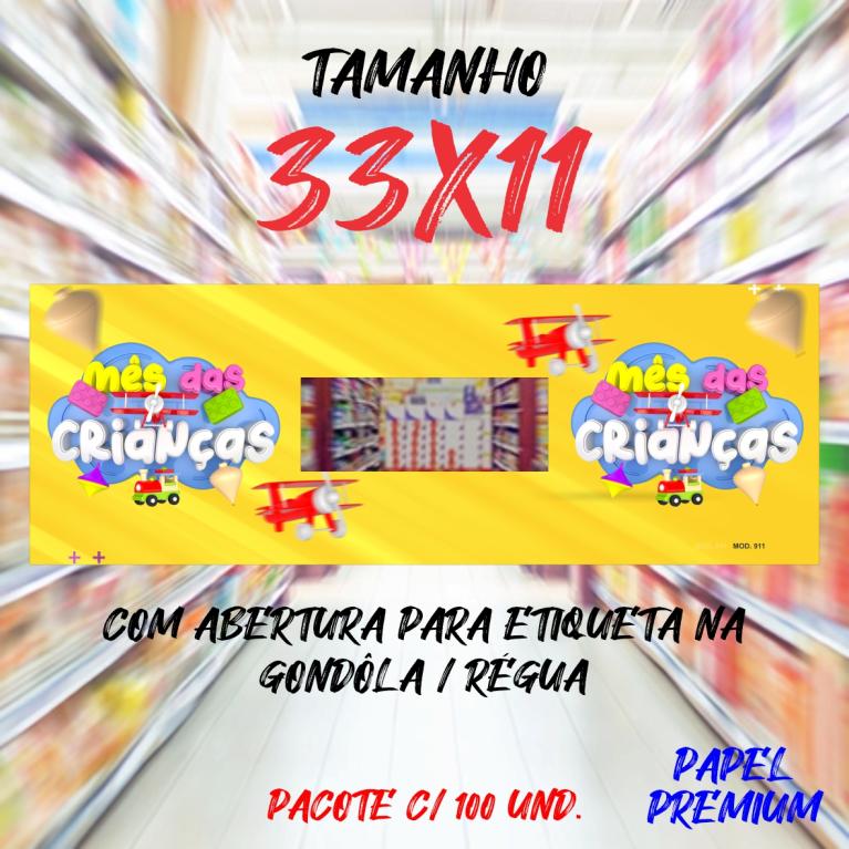 CARTAZ MOD 911 ***DIA DAS CRIANCAS*** C/ 50 UND.