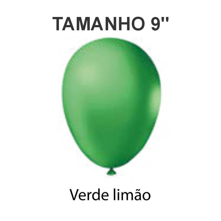 BALÃO 9'' ***VERDE LIMAO*** C/ 10 UND. - MXF