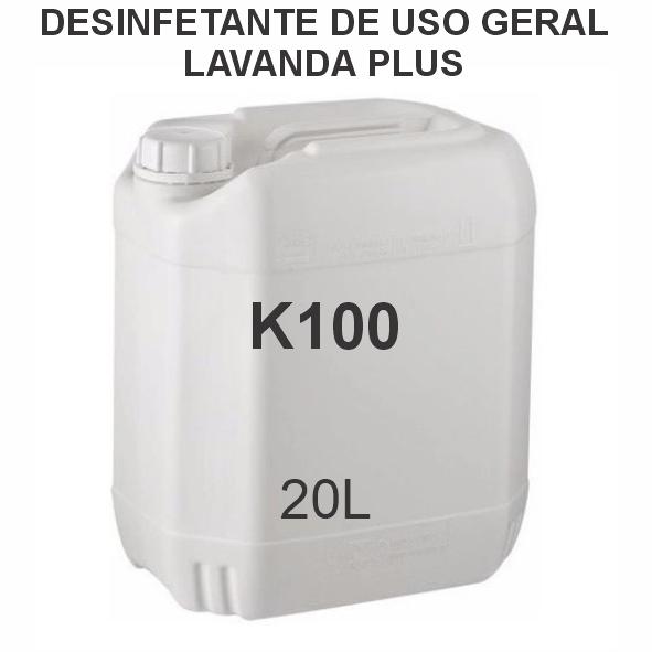 DESINFETANTE DE USO GERAL K100L LAVANDA PLUS - 20 LITROS