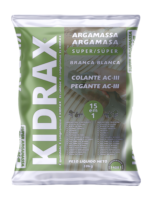 ARGAMASSA SUPER 15 EM 1