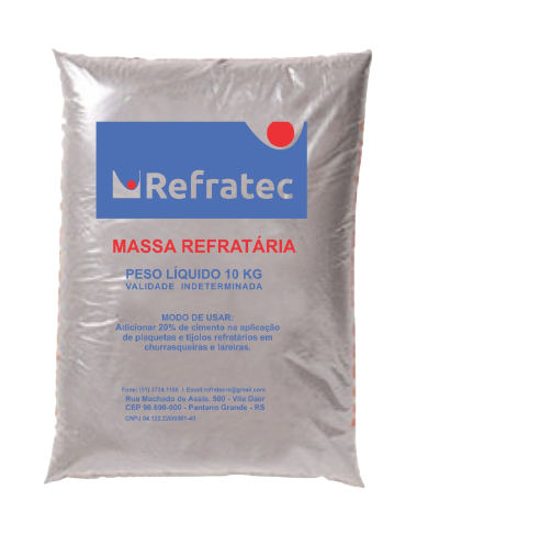 TERRA REFRATÁRIA 10KG REFRATEC