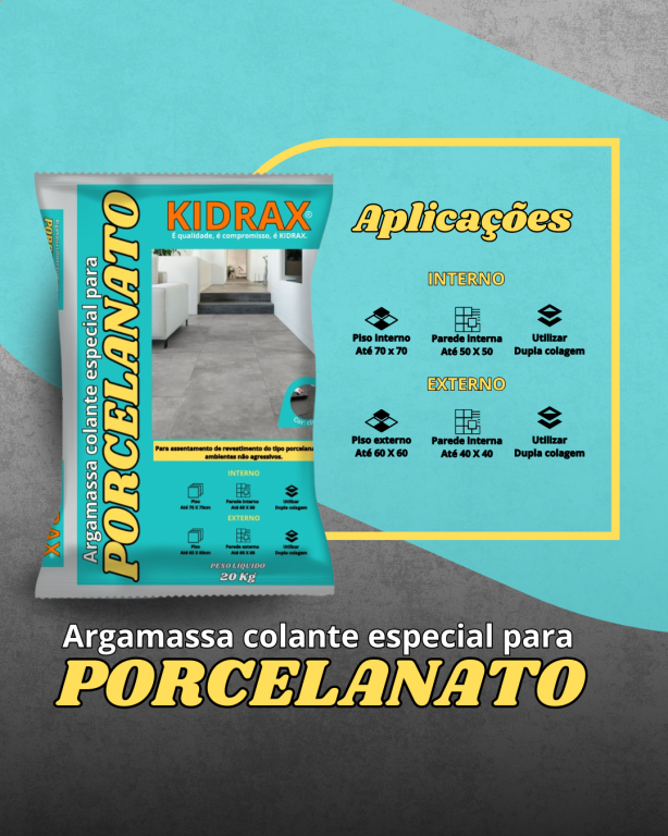 AC-III PORCELANATO KIDRAX 20KG
