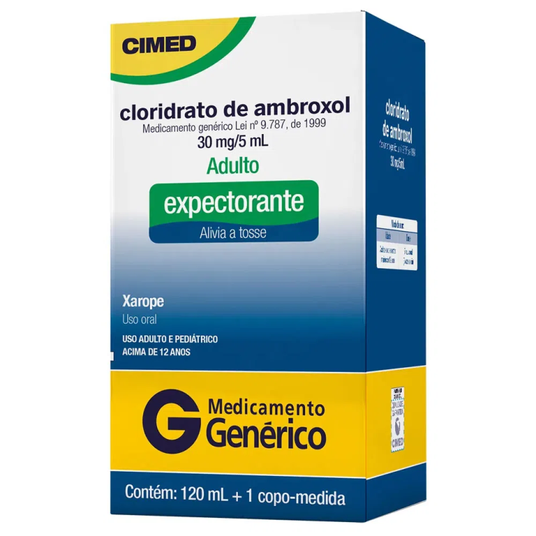 AMBROXOL ADULTO 30MG/5ML XPE FR 120ML CIMED