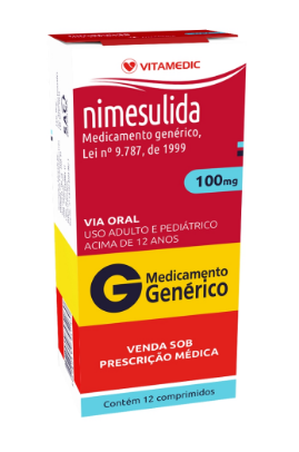 NIMESULIDA  100 MG 12 CP VITAMEDIC