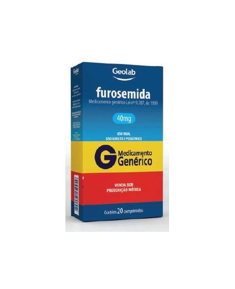 FUROSEMIDA 40 MG 20 CP  G. GEOLAB